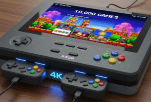 Vídeo Game Retrô 4K 64G com 10.000 Jogos