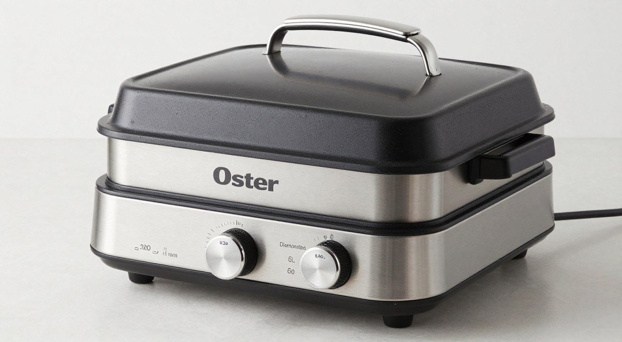 Fritadeira Oster DiamondTech 6L 220V: Air Fryer com Visor Transparente e Alta Pe