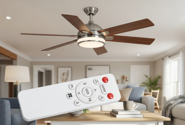 Ventilador De Teto C/ Controle 6 Vel