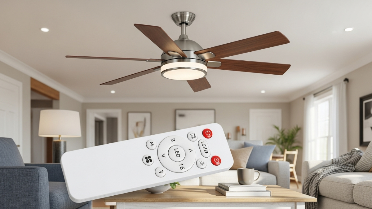 Ventilador De Teto C/ Controle 6 Vel